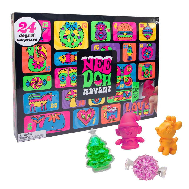 The Groovy Glob 2025 Squishmas NeeDoh Advent Calendar - 24 Surprises! Sealed