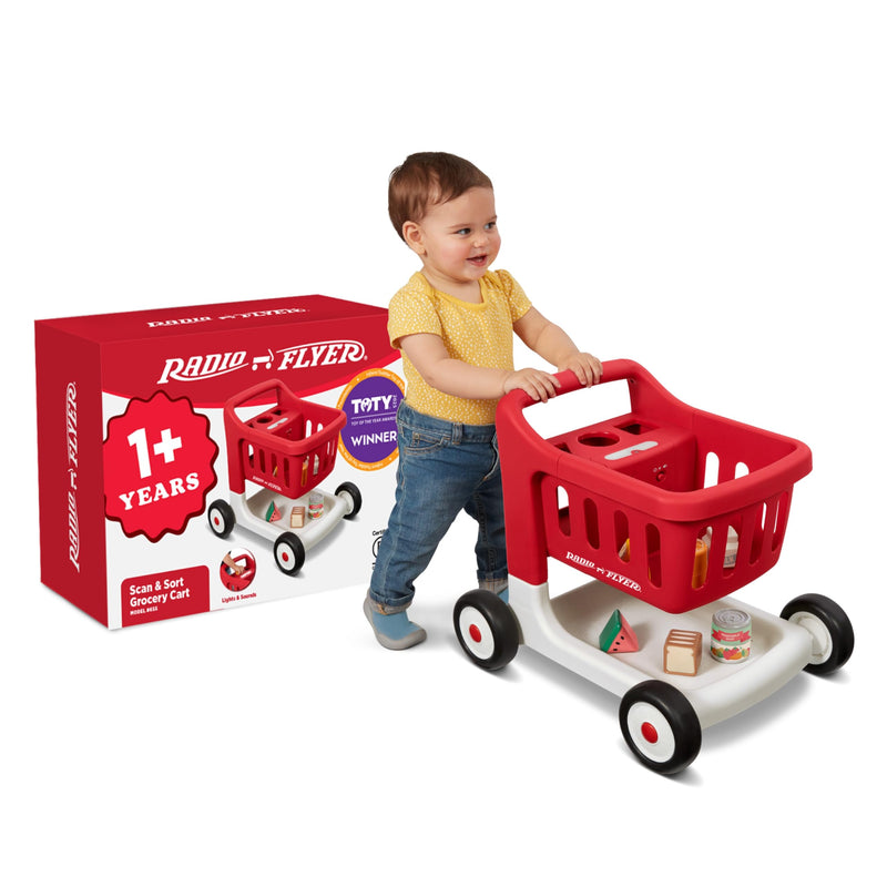 Radio Flyer Scan and Sort Shopping Cart with Lights and Sounds