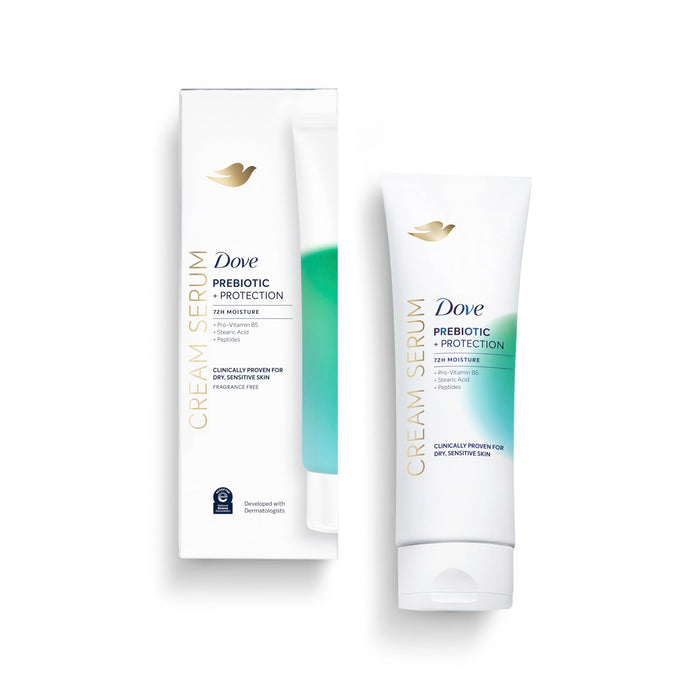 Dove Body Cream Serum Prebiotic + Protection For Dry, Sensitive Skin, 8 Oz