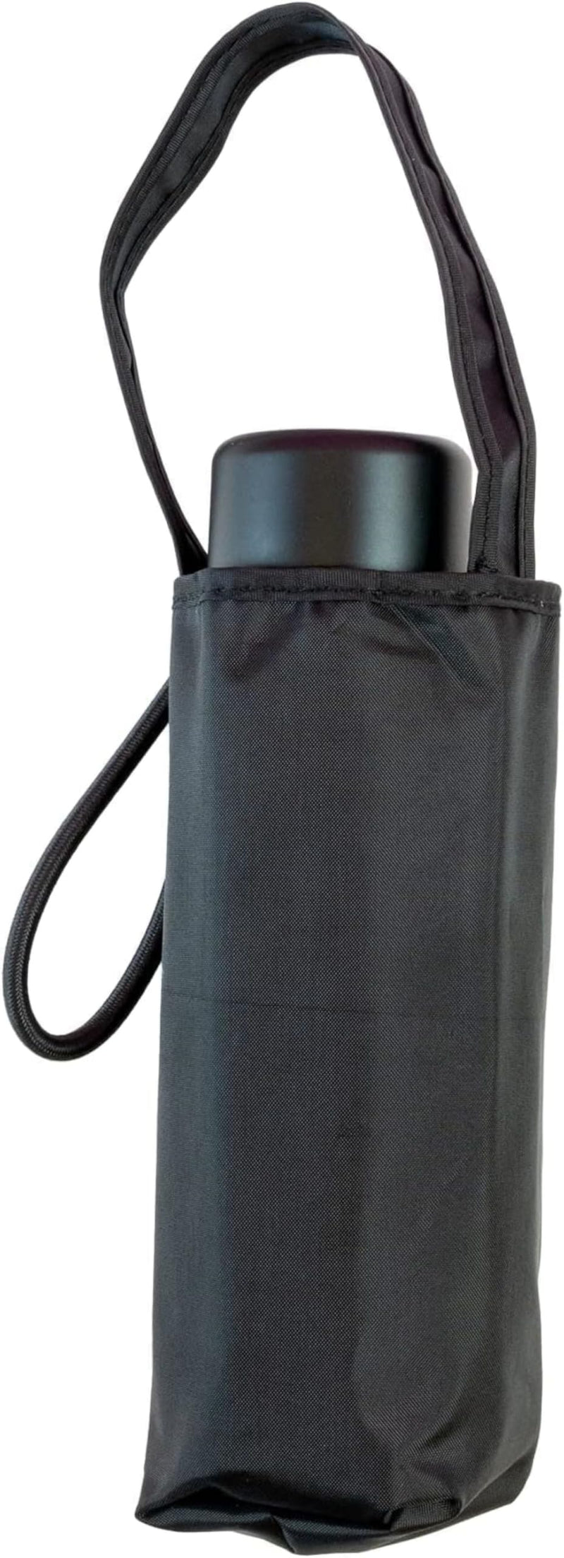 Totes Auto Open Close Compact Umbrella With Neverwet And Sunguard, Black, Ys/M