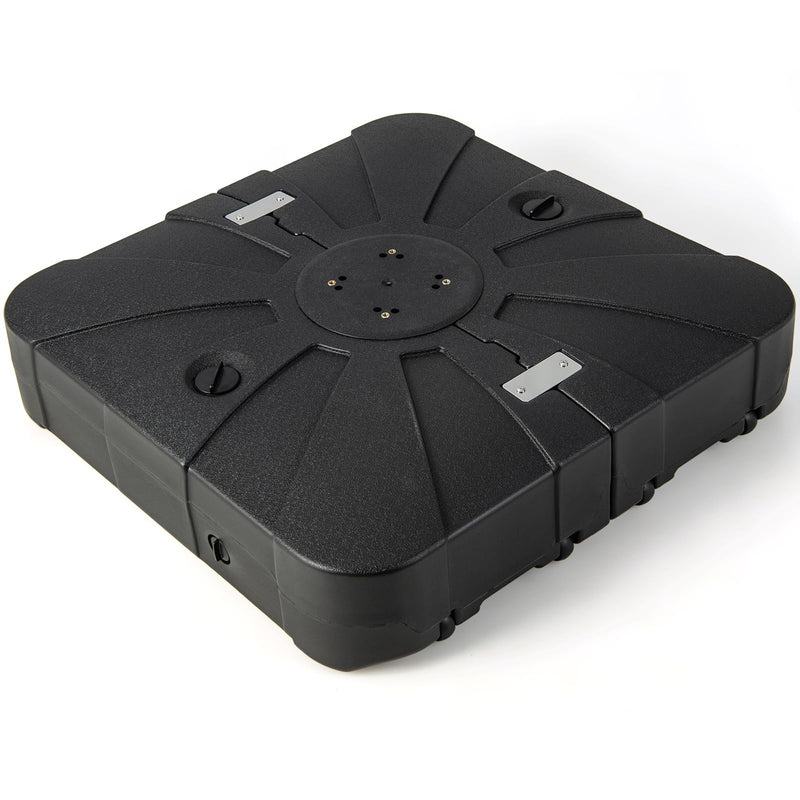 Giantex Cantilever Umbrella Base With Wheels, 243 Lbs Water Filled Umbrella Stand For Offset Patio Umbrella, 33.5 Inch Heavy Duty Square Offset Umbrella Holder For Deck Garden Poolside (LOCAL PICKUP ONLY)