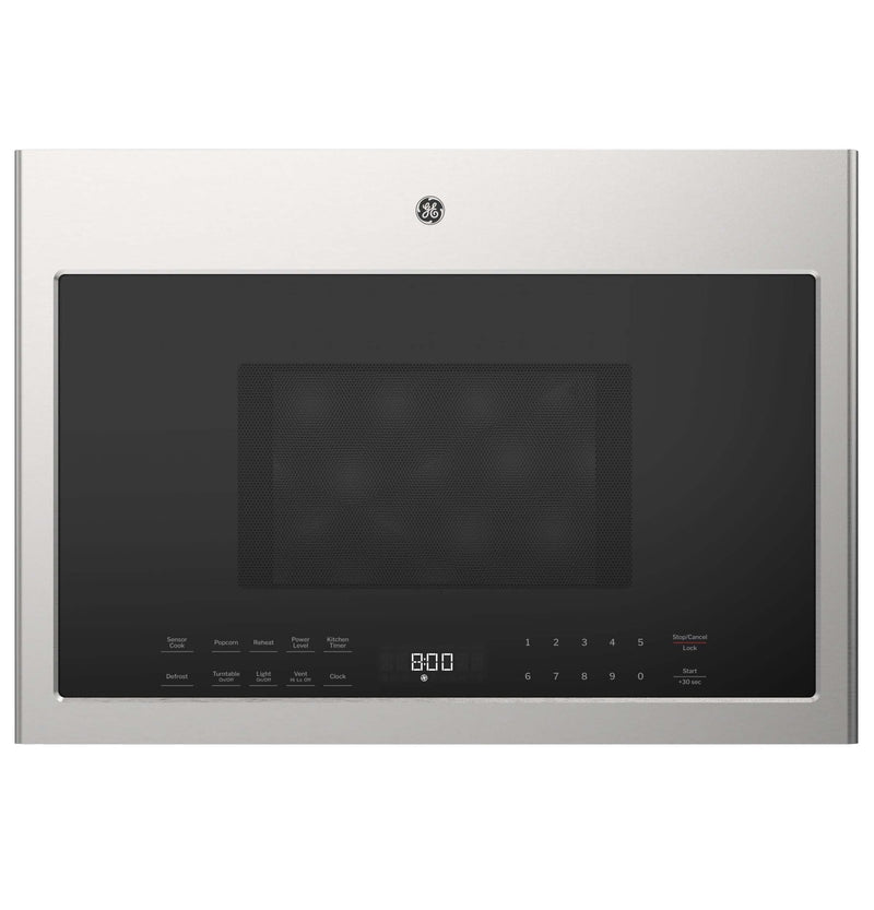 GE 24" Over-The-Range Microwave, 1.4 Cu. Ft., 1000 Watts, 300 CFM Hood Vent, LED Lighting, Auto Defrost, Installer-Friendly, Stainless Steel, GVMB14S4WSS (LOCAL PICKUP ONLY)