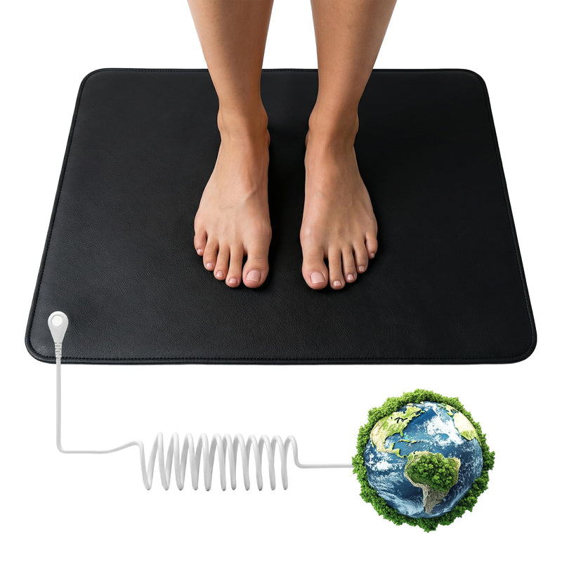 Bareearth Grounding Mat – Earthing Mat For Desk, Bed & Floor | Conductive Wellness Mat For Relaxation, Recovery & Restful Sleep | Anti-Slip, Durable, Easy Setup