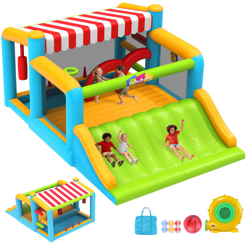 Whubefy Extra Large Bounce House For Big Kids 8-12 & 3-6 With 750W Blower (LOCAL PICKUP ONLY)