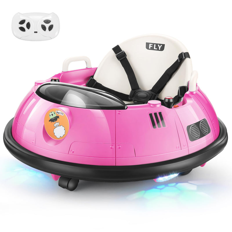 Hikole Baby Bumper Car For Kids Toddlers 1-3, Pink (LOCAL PICKUP ONLY)
