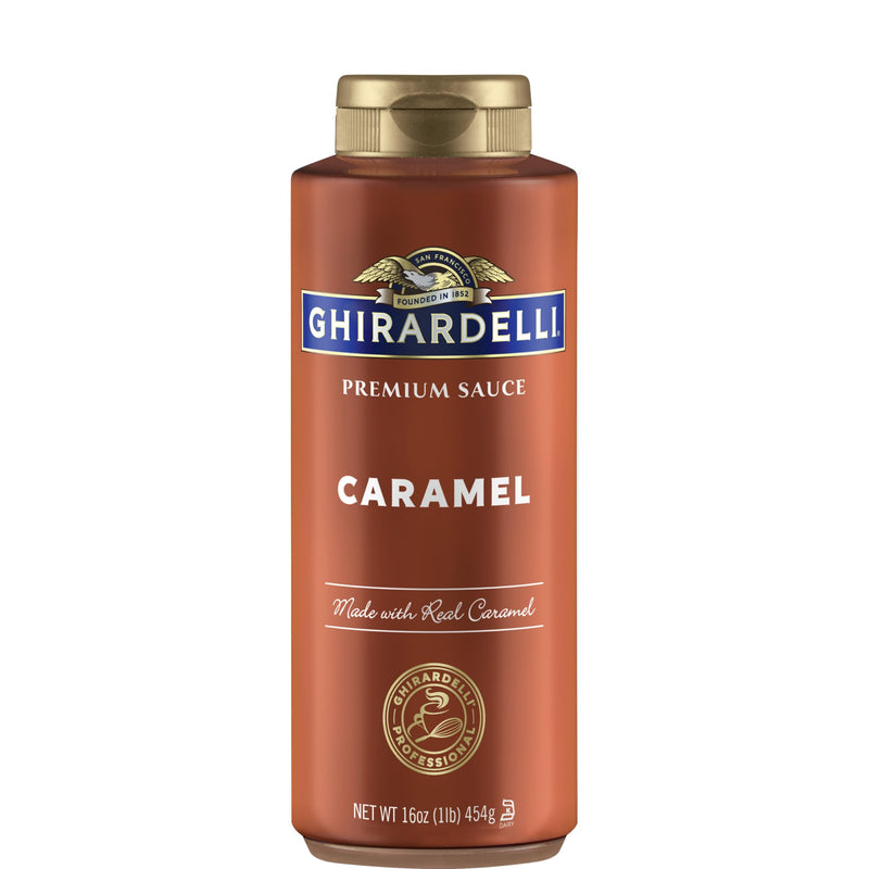 Ghirardelli Caramel Sauce Squeeze Bottle, 16 Oz (Pack Of 1)