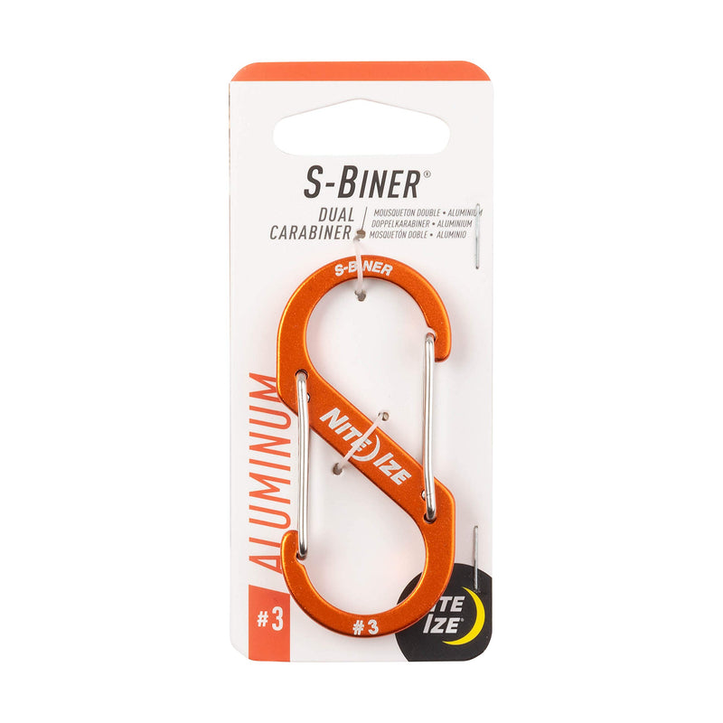 Nite Ize S-Biner Dual Carabiner Aluminum - Orange