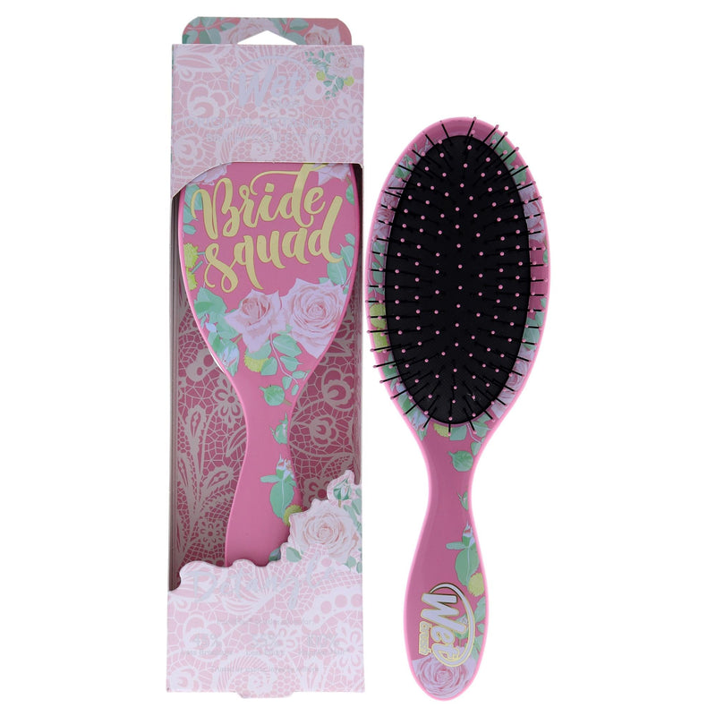 Wet Brush Original Detangler Hair Brush - Bridal Squad - All Hair Types - Ultra-Soft Intelliflex Bristles Glide Through Tangles With Ease - Pain-Free Comb For Men, Women, Boys & Girls