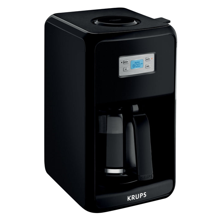 KRUPS Coffee Maker, Coffee Machine, LED Control Panel, 12 Cups, Black