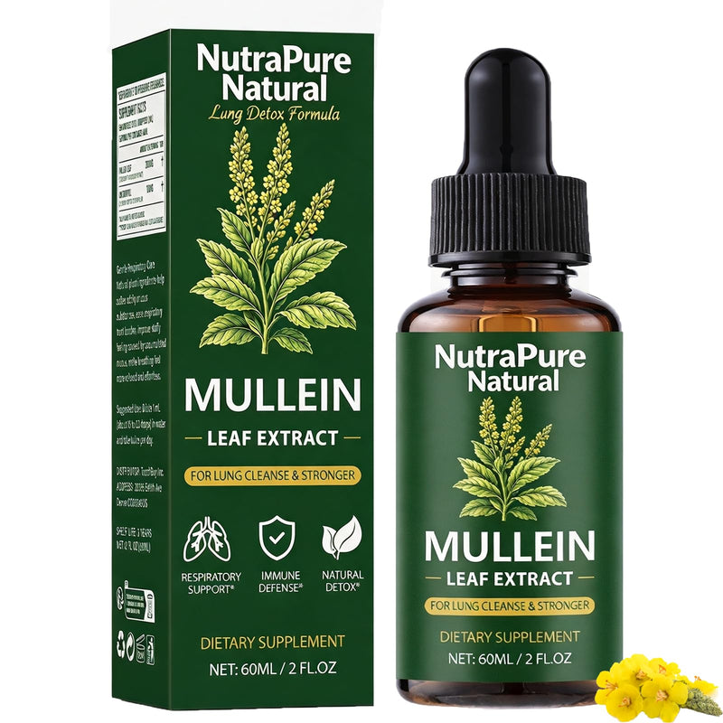 Nutrapure Mullein Drops,Nutra Pure Mullein Drops,2 Oz