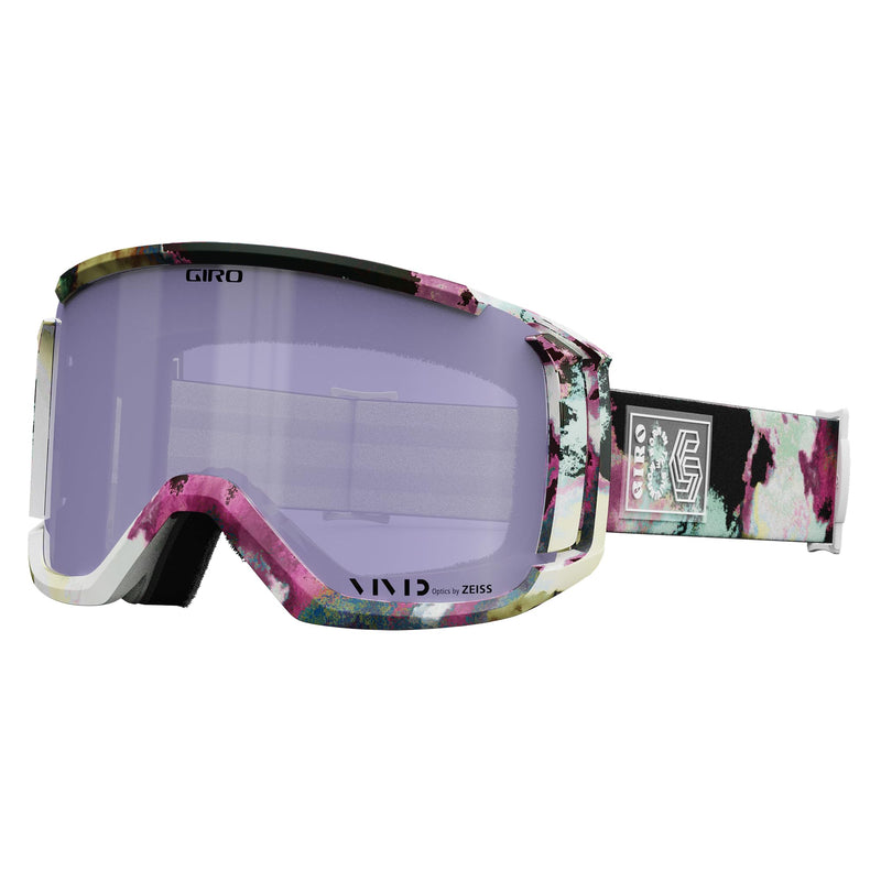 Giro Revolt Adult Snow Goggles - Dark Matter Strap With Vivid Haze/Clear Lenses