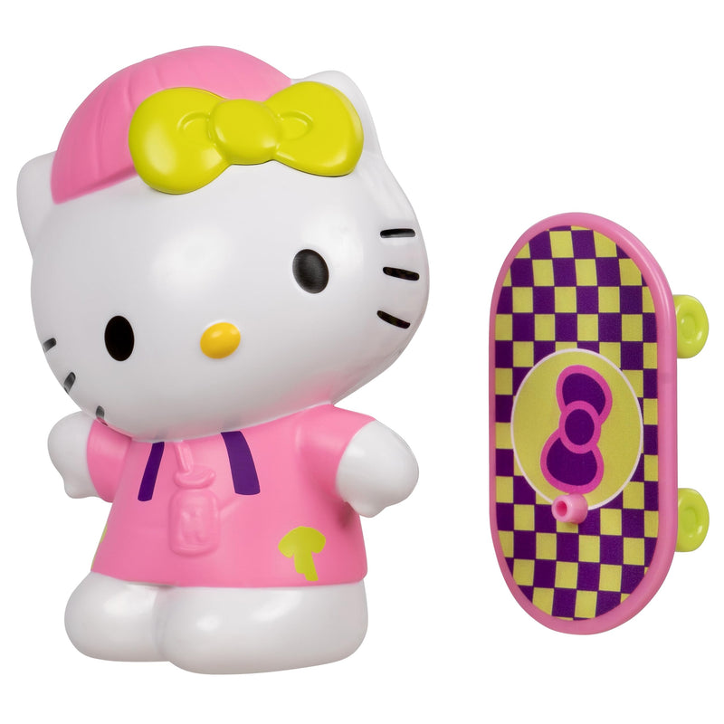 Jazwares Hello Kitty® And Friends - 4” Hello Kitty Premier Figure With A Skateboard - Series 2 - Officially Licensed Sanrio Product From Ages 6+