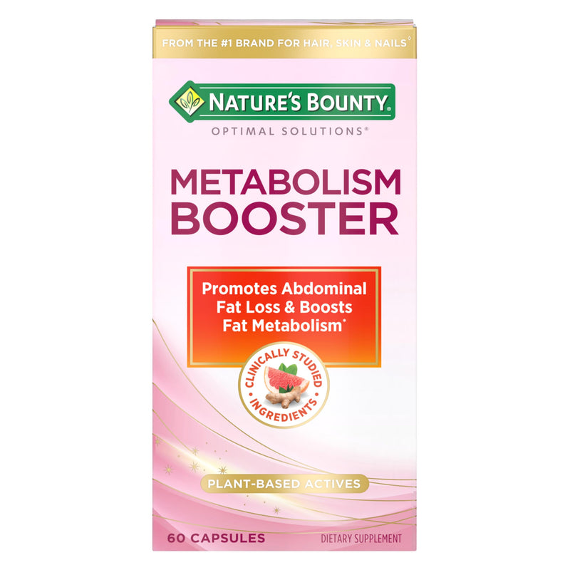 Nature's Bounty Optimal Solutions Metabolism Booster Supplement, 60 Count