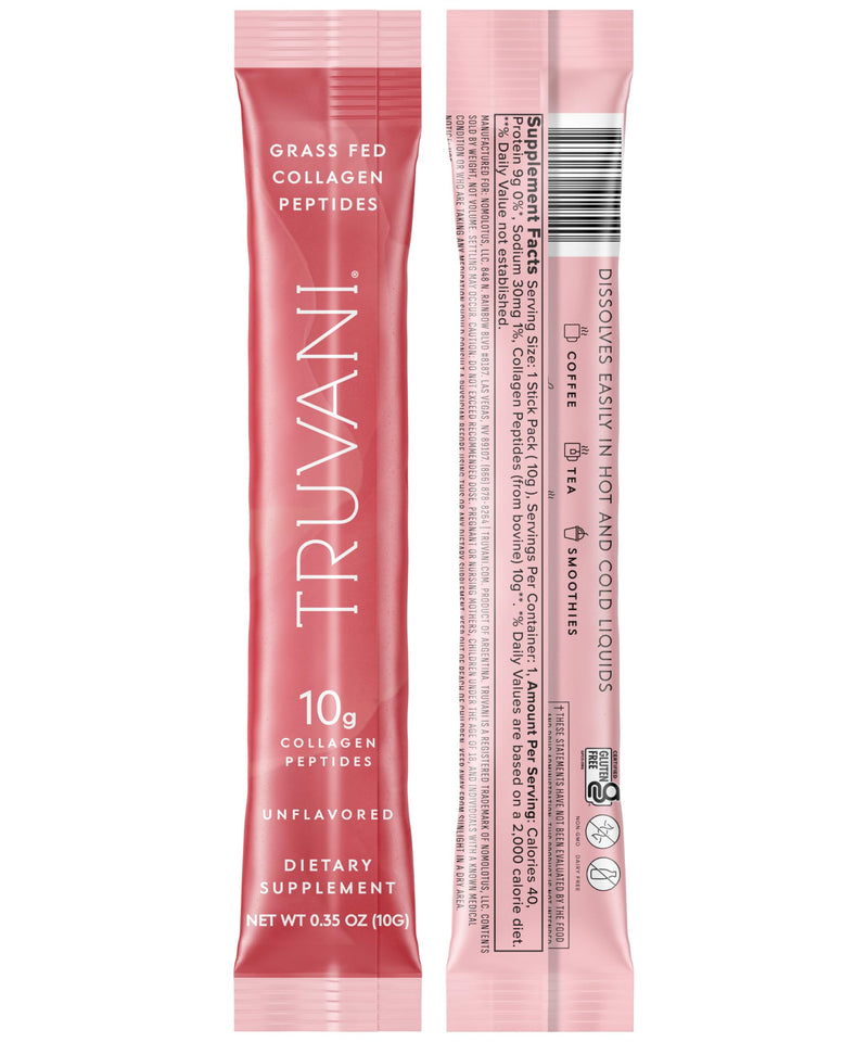 Truvani Hydrolyzed Collagen Peptides | Unflavored | 7 Servings