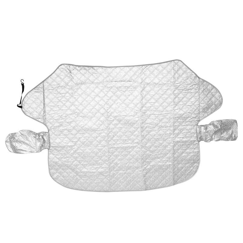 Zerodeko Magnetic Car Snow Cover Aluminum Film Windshield Protector Multi Purpose Ice Sunshade Cover For Cars Suvs Cabs Weather Resistant Easy To Store