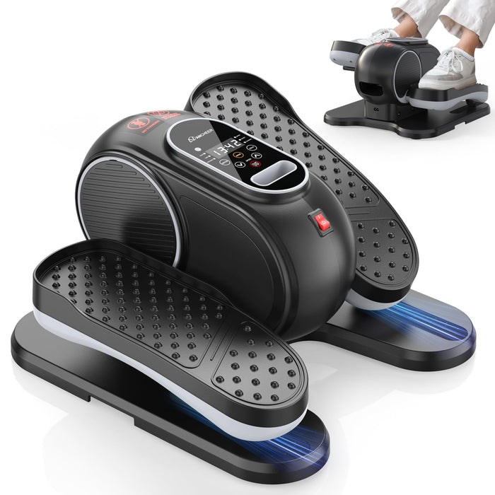 ANCHEER Under Desk Elliptical Machine, Electric Seated Pedal Exerciser Machine With 12 Adjustable Speed, Quiet & Portable, LCD Display