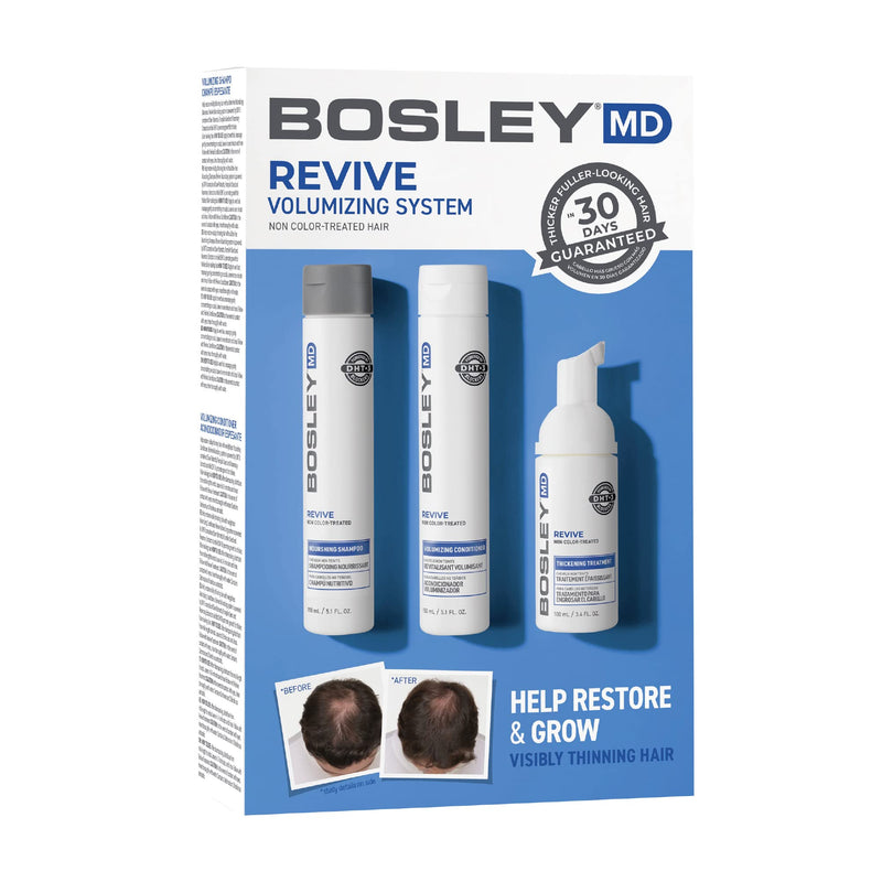 Bosleymd Bosrevive KIT For Visible Hair Thinning (Non Color-Treated),  (30 Days)