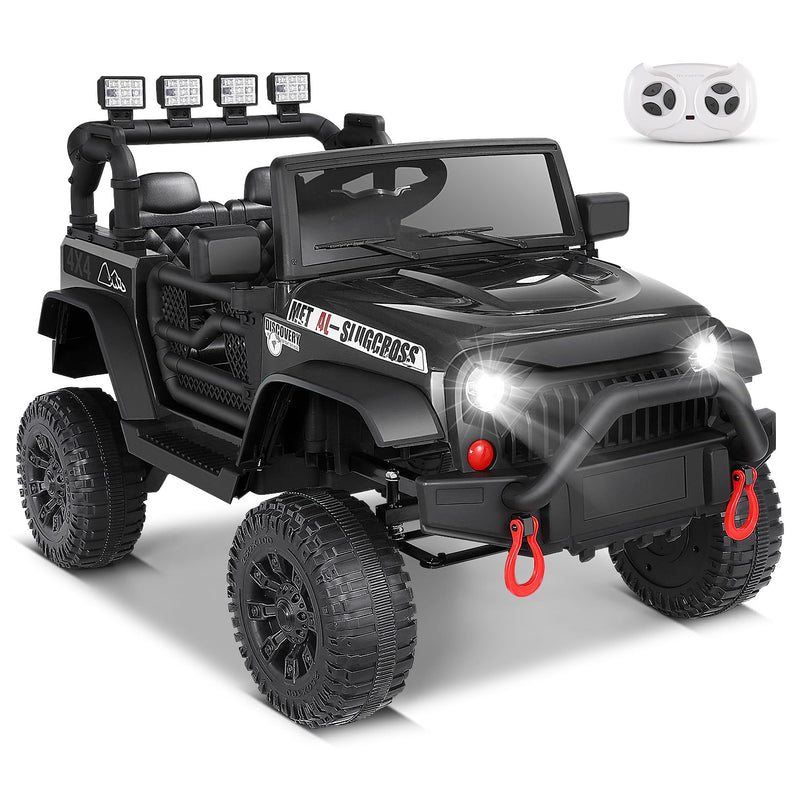 Hikole 24V Ride On Car For Kids 3-5 To Drive, Power Wheels Truck, Black (LOCAL PICKUP ONLY)