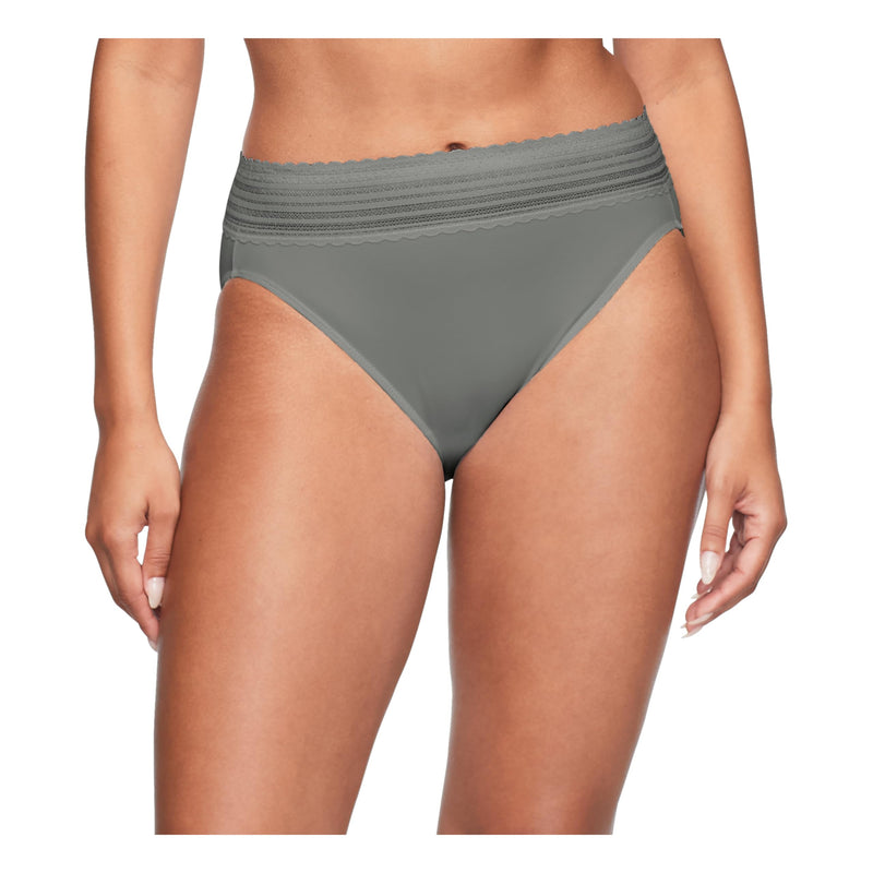 No Pinching, No Problems Dig-Free Comfort Waist With Lace Microfiber Hi-Cut 5109J