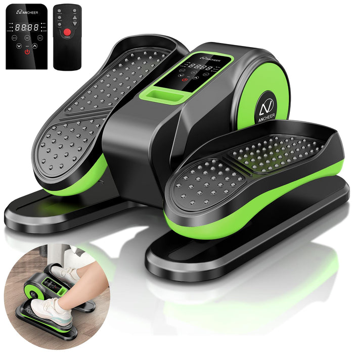 ANCHEER Under Desk Elliptical Machine, Foot Exerciser While Sitting , Ellipse Leg Exerciser For Seniors With 12 Adjustable Speeds, Exercise Equipment For Home,Green (LOCAL PICKUP ONLY)
