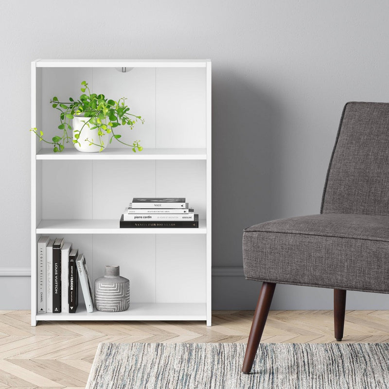 3 Shelf Bookcase White - Room Essentials (LOCAL PICKUP ONLY)