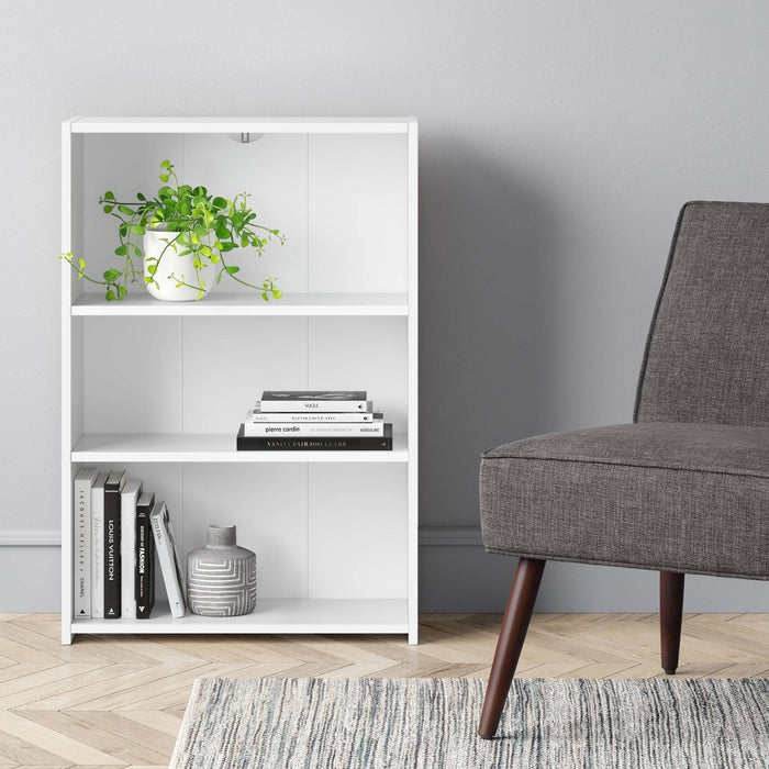 3 Shelf Bookcase White - Room Essentials