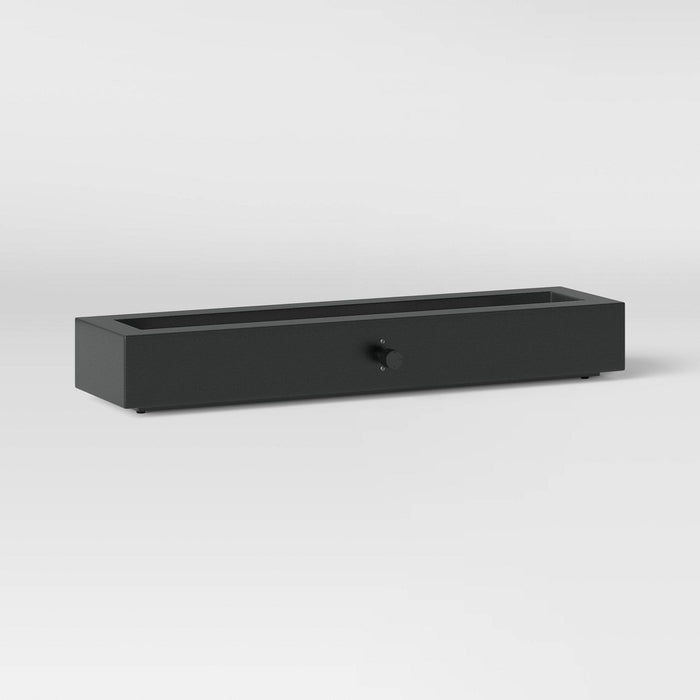 28" Outdoor Tabletop Fireplace - Black - Project 62 (LOCAL PICKUP ONLY)