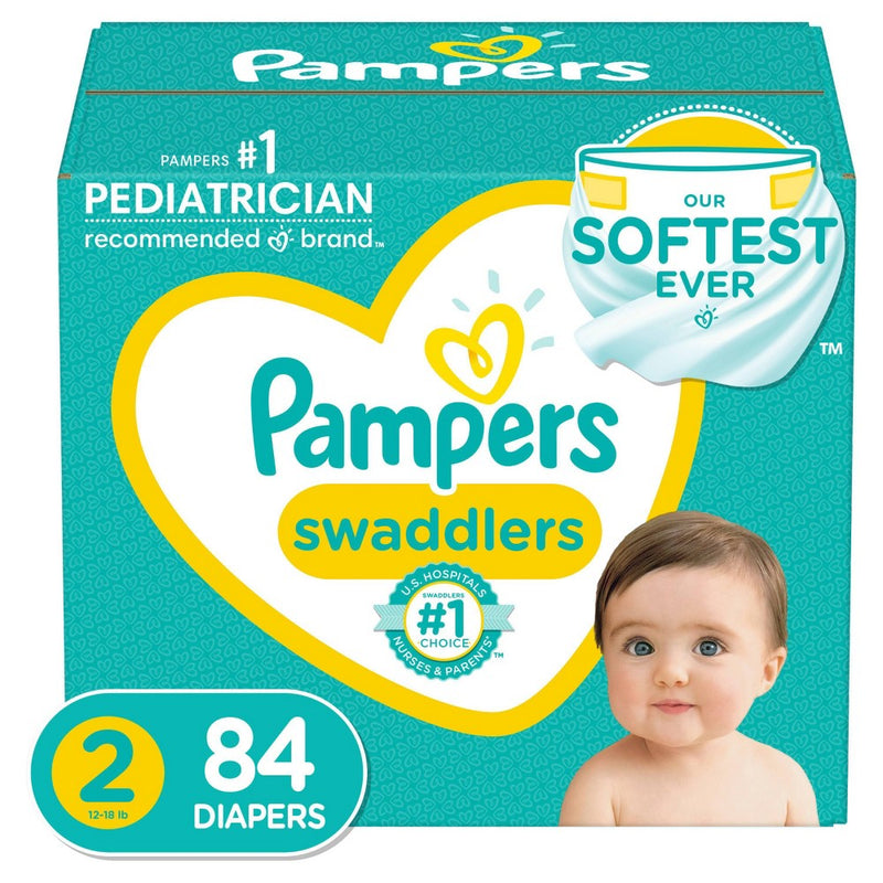 Pampers Swaddlers Disposable Diapers - Size 2 - 84ct