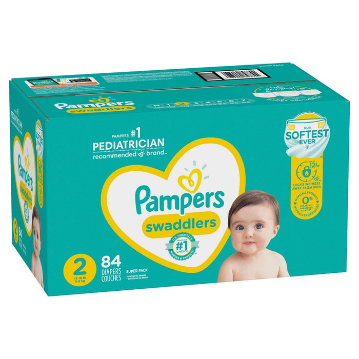 Pampers Swaddlers Disposable Diapers - Size 2 - 84ct