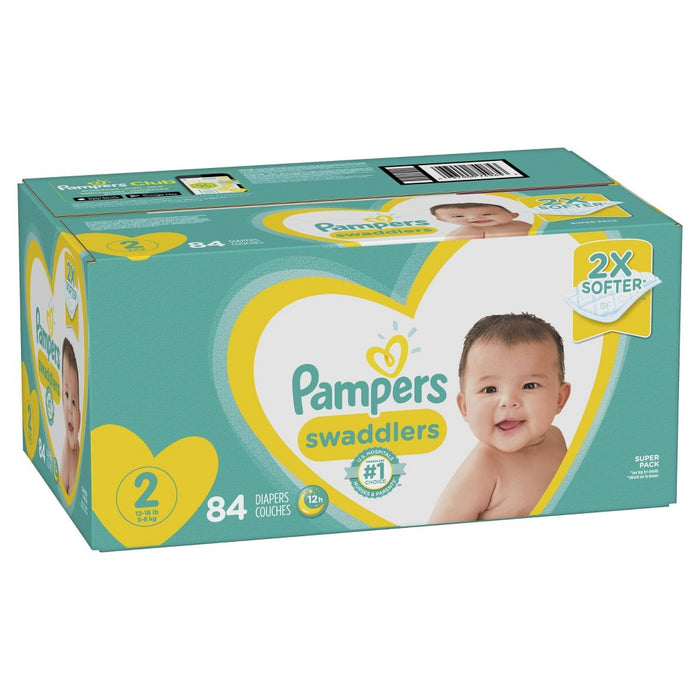Pampers Swaddlers Disposable Diapers - Size 2 - 84ct