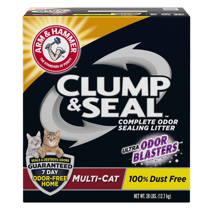 Arm & Hammer Clump & Seal Multi-Cat Litter - 28lbs (LOCAL PICKUP ONLY)