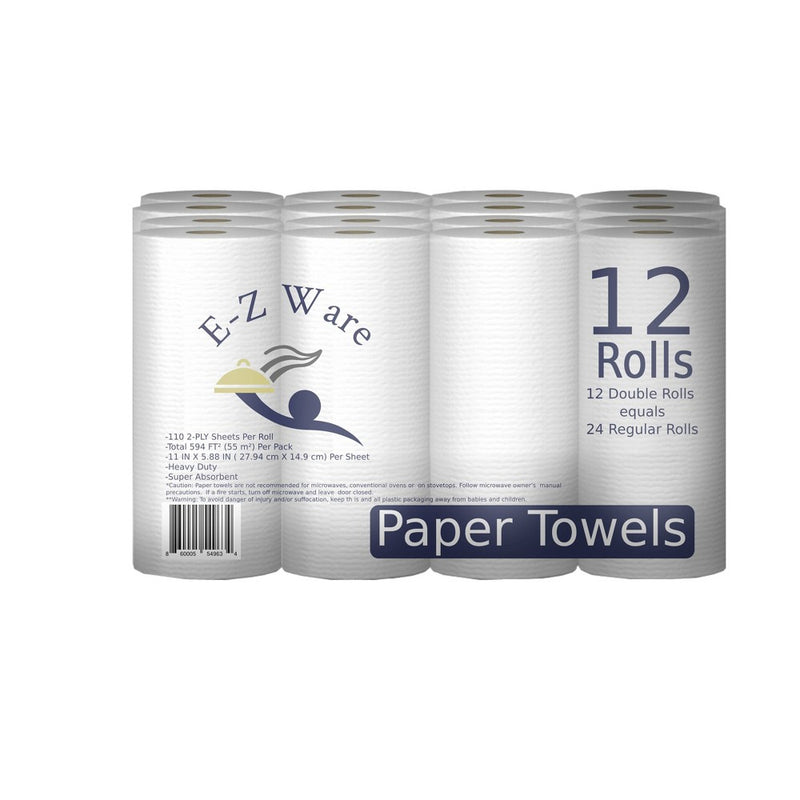 E-Z Ware Paper Towels - 12ct
