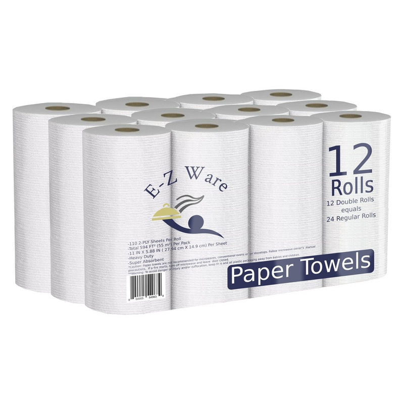 E-Z Ware Paper Towels - 12ct