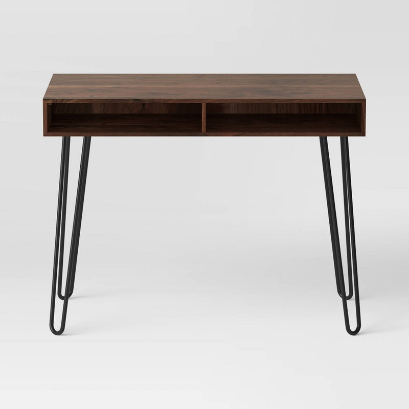 Hairpin Writing Desk with Storage Brown - Project 62 (LOCAL PICKUP ONLY)