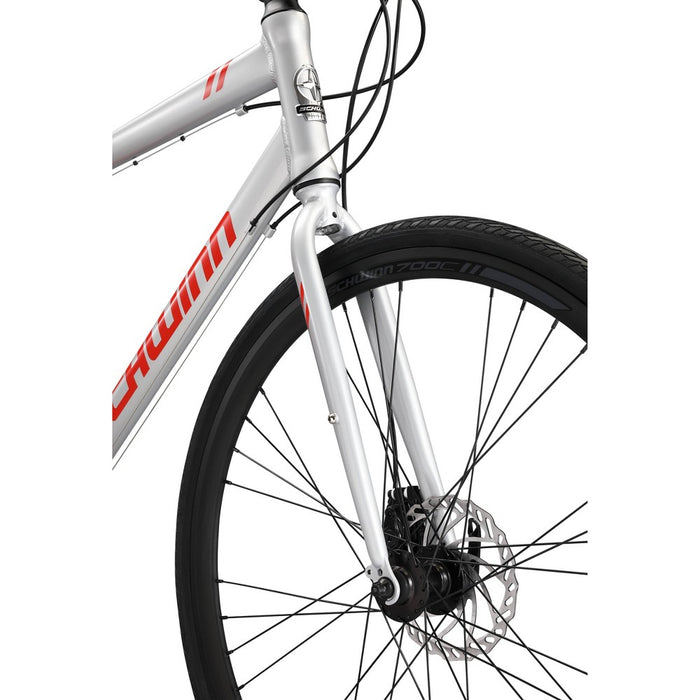 Schwinn Men's Circuit 700c/28" Hybrid Bike - Silver/Red (LOCAL PICKUP ONLY)