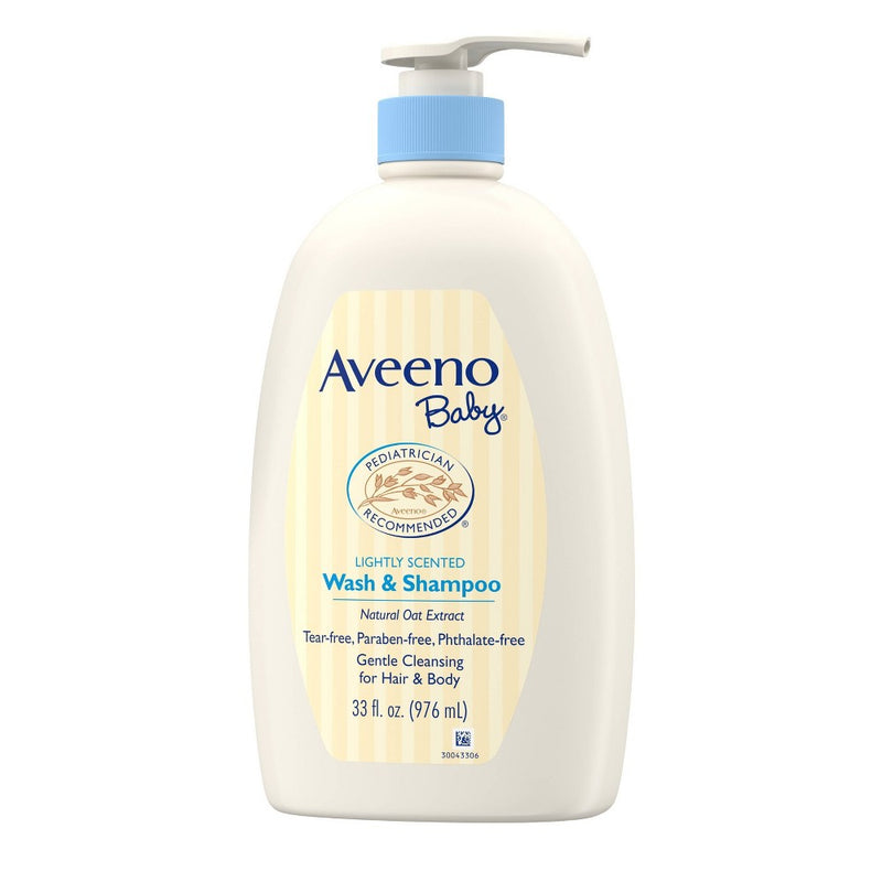 Aveeno Baby Gentle Wash And Shampoo with Natural Oat Extract - 33fl.oz