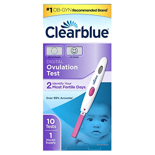 Clearblue Digital Ovulation Predictor Kit, featuring Ovulation Test with digital results, 10 Digital Ovulation Tests.