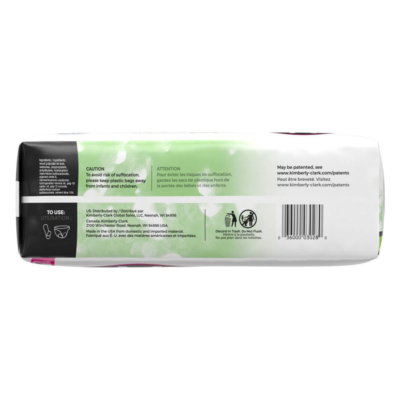 U by Kotex Security Unscented Heavy Absorbency Maxi Pads - Long - 44ct
