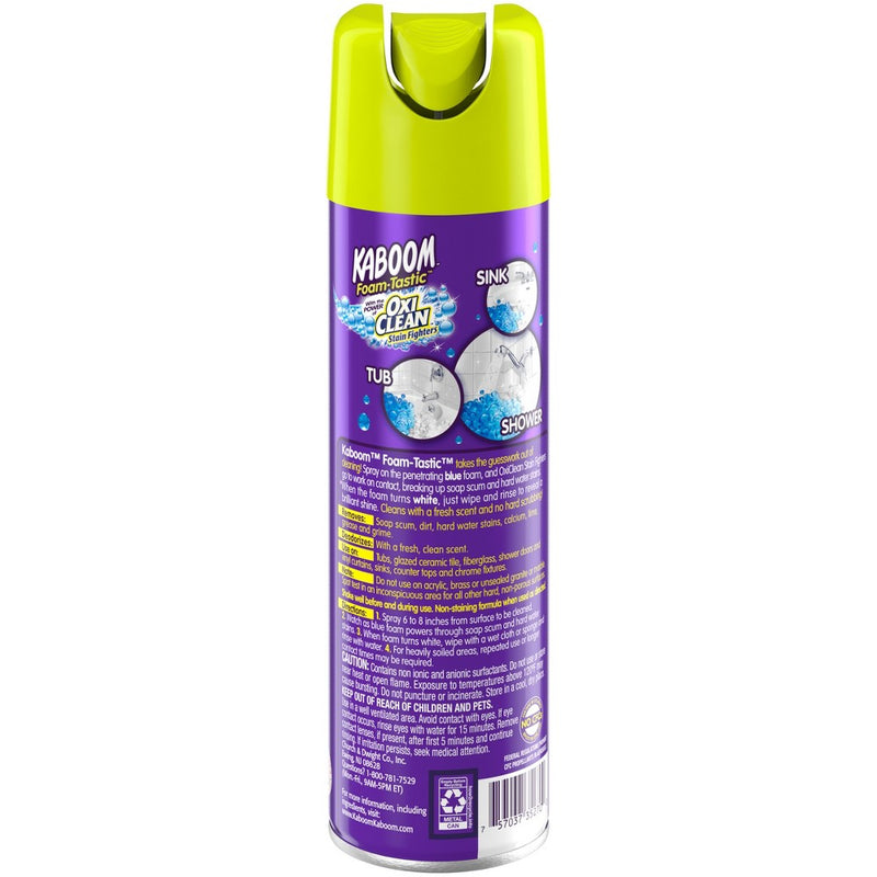 Kaboom with OxiClean Foam Tastic Bathroom Cleaner Fresh Scent 19 oz