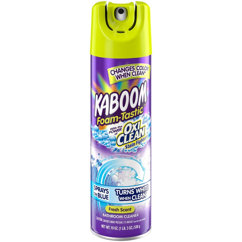 Kaboom with OxiClean Foam Tastic Bathroom Cleaner Fresh Scent 19 oz