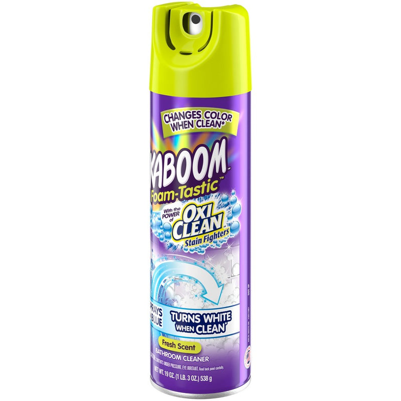 Kaboom with OxiClean Foam Tastic Bathroom Cleaner Fresh Scent 19 oz
