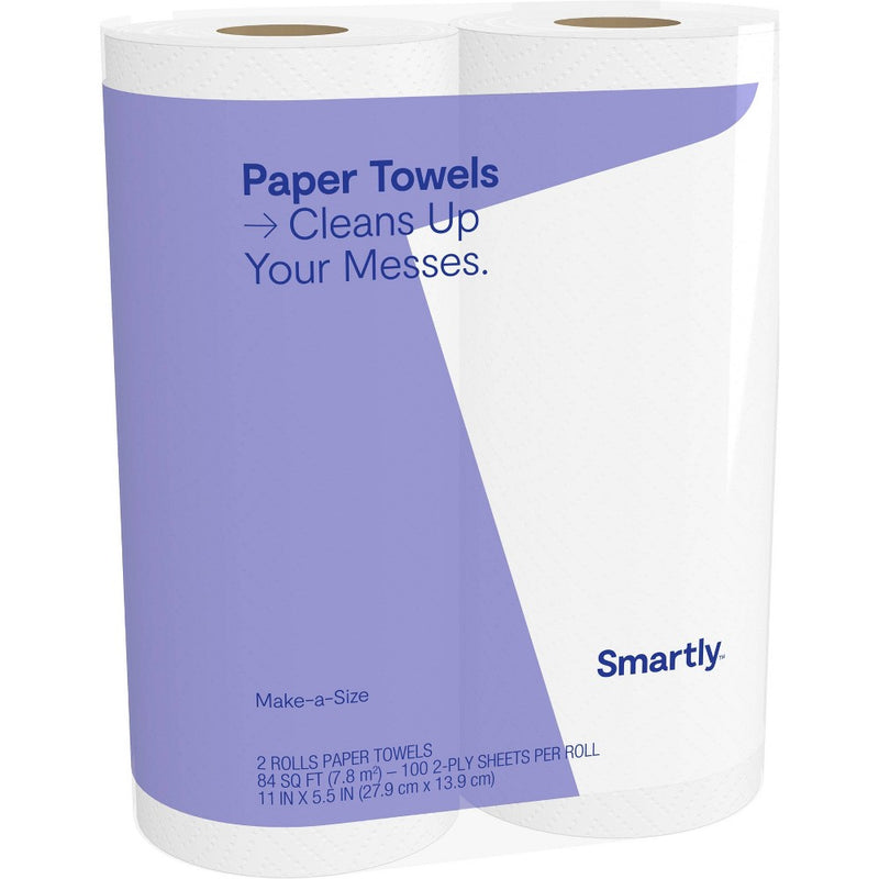 Make-A-Size Paper Towels - 2 Big Rolls - Smartly