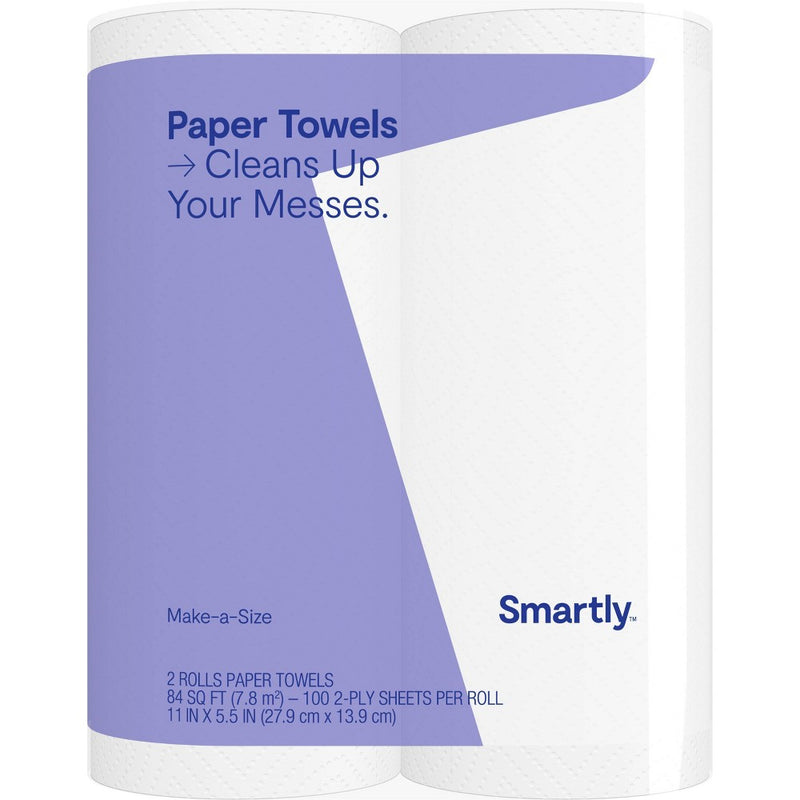 Make-A-Size Paper Towels - 2 Big Rolls - Smartly