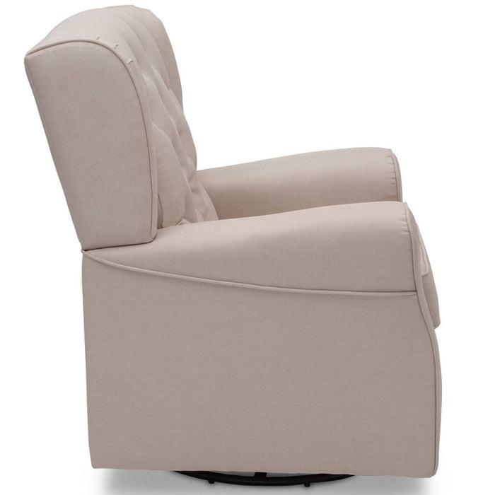 Delta Children Emma Nursery Glider Swivel Rocker Chair - Flax (LOCAL PICKUP ONLY)