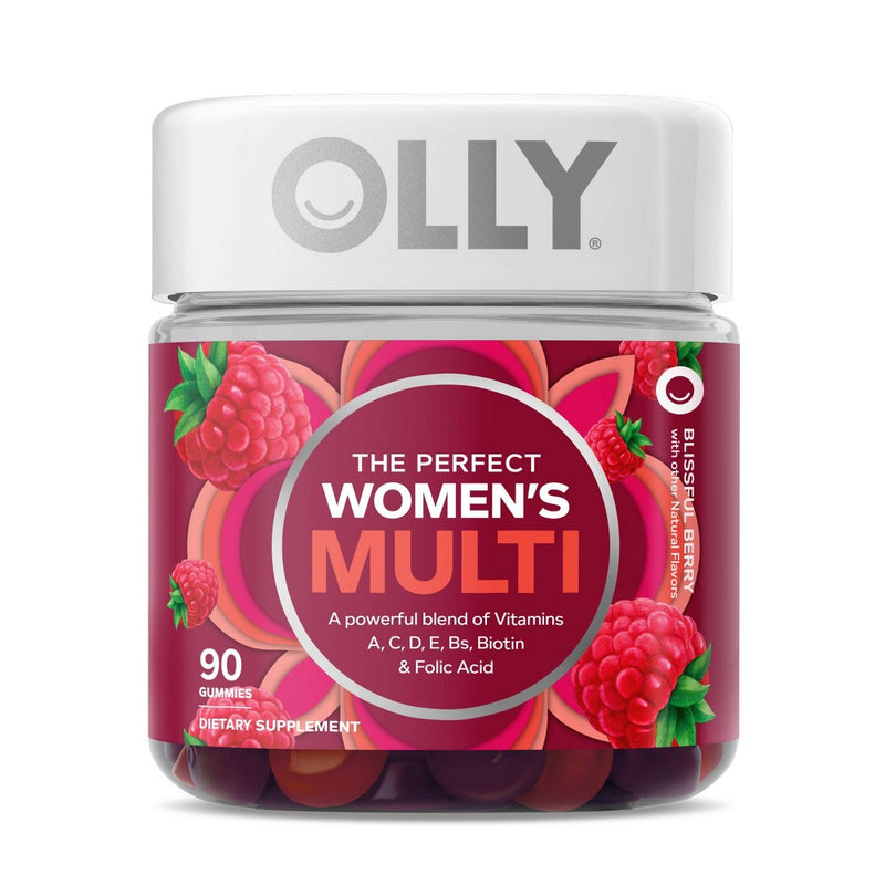 OLLY Women's Multivitamin Gummies - Berry - 90ct - EXPIRES 02/2025