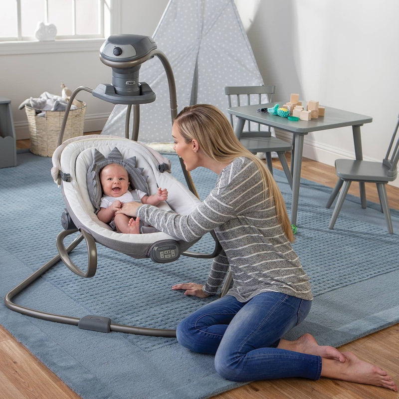 Boppy Preferred Head and Neck Support - Gray Dinosaurs