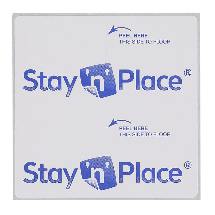 4"x4" Stay 'n' Place Adhesive Rug Tabs Ivory - Mohawk Home