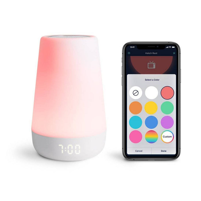 Hatch Rest Plus 1st Gen. Sound Machine Night Light Time to Rise Audio Monitor
