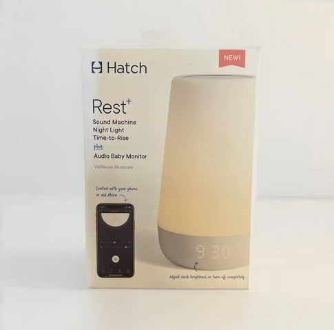 Hatch Rest Plus 1st Gen. Sound Machine Night Light Time to Rise Audio Monitor