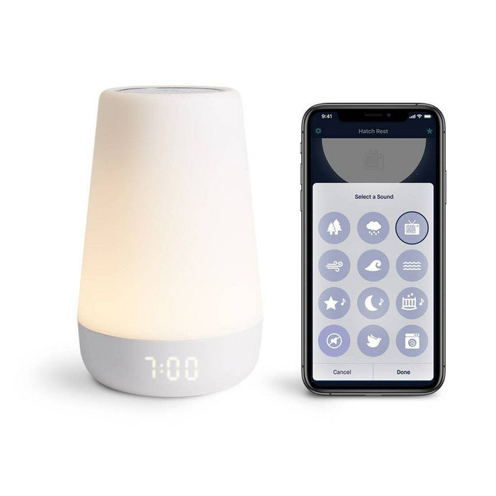 Hatch Rest Plus 1st Gen. Sound Machine Night Light Time to Rise Audio Monitor